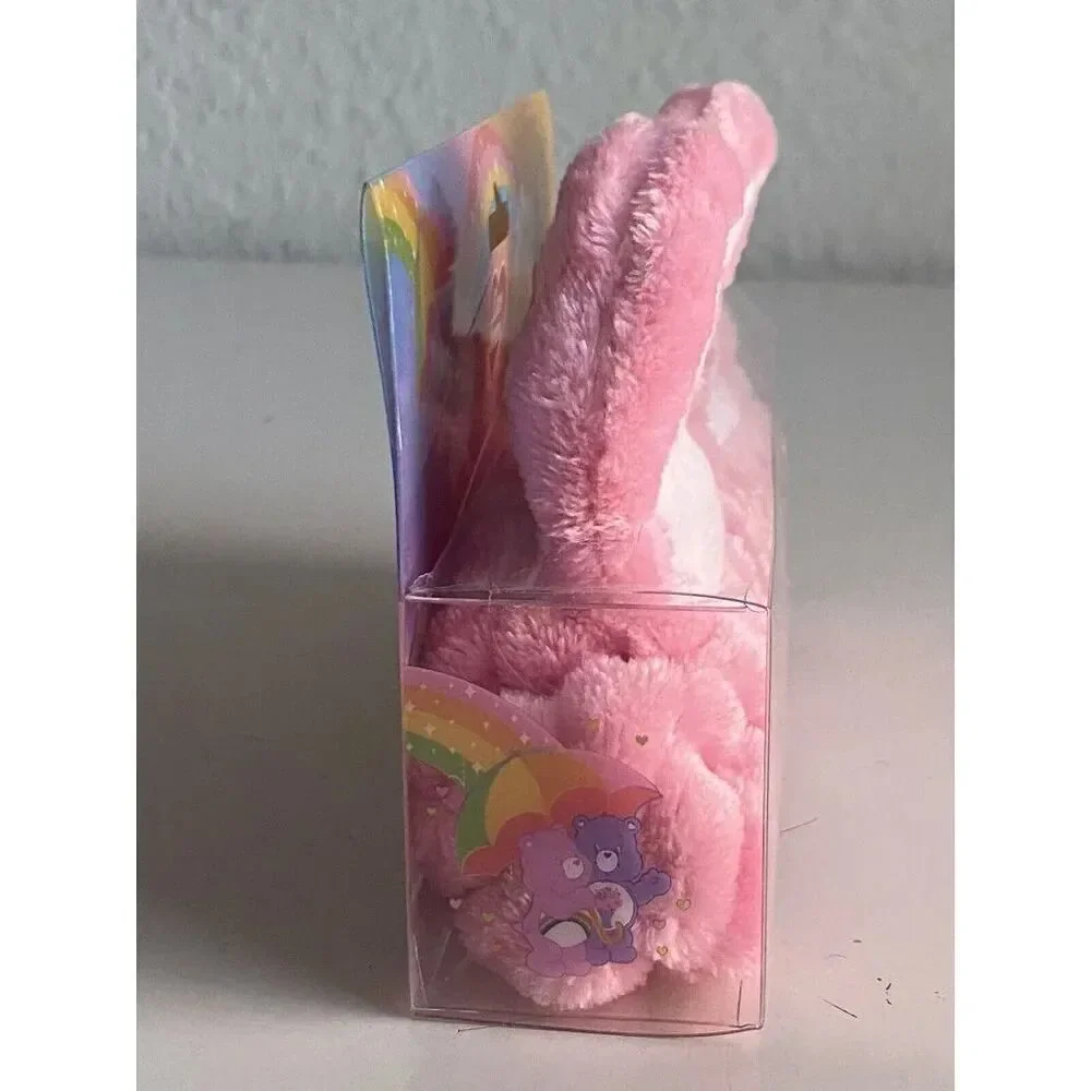 Care Bears Spa Headband Cheer Bear Pink With Rainbow Plush NEW‎